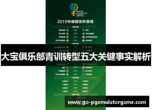 大宝俱乐部青训转型五大关键事实解析 大宝俱乐部青训转型五大关键事实解析
