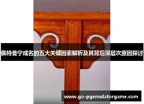 佩特曼宁成名的五大关键因素解析及其背后深层次原因探讨 佩特曼宁成名的五大关键因素解析及其背后深层次原因探讨