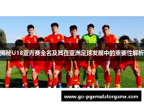 揭秘U18亚青赛全名及其在亚洲足球发展中的重要性解析